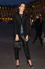 STACY MARTIN Arrives at Louis Vuitton Dinner Party in Paris 09/28/2020