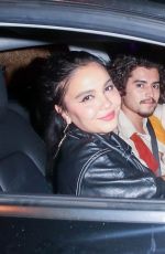 STELLA HUDGENS Arrives at Haunt 