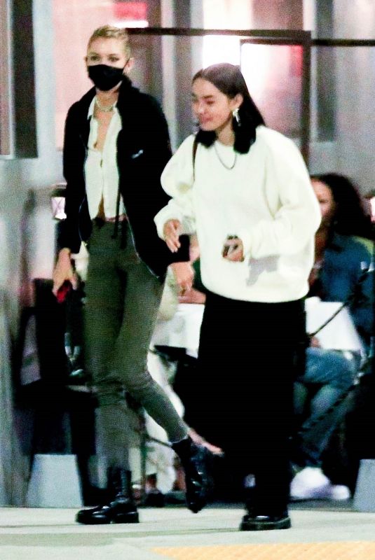 STELLA MAXWELL Out for Dinner with Friend in Los Angeles 10/20/2020