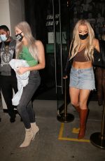 TANA MONGEAU at Catch LA in West Hollywood 10/25/2020