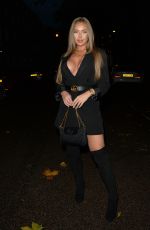 TYNE-LEXY CLARSON Out for Dinner at Sexy Fish in London 10/24/2020