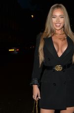 TYNE-LEXY CLARSON Out for Dinner at Sexy Fish in London 10/24/2020
