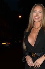 TYNE-LEXY CLARSON Out for Dinner at Sexy Fish in London 10/24/2020