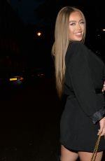 TYNE-LEXY CLARSON Out for Dinner at Sexy Fish in London 10/24/2020