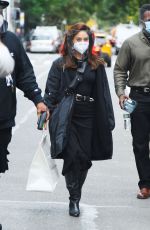 VANESSA HUDGENS on the Set of Tick, Tick... Boom! in New York 10/21/2020