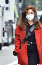 VANESSA HUDGENS on the Set of Tick, Tick... Boom! in New York 10/22/2020