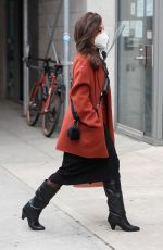VANESSA HUDGENS on the Set of Tick, Tick... Boom! in New York 10/22/2020