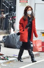 VANESSA HUDGENS on the Set of Tick, Tick... Boom! in New York 10/22/2020