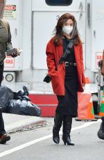 VANESSA HUDGENS on the Set of Tick, Tick... Boom! in New York 10/22/2020