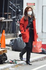 VANESSA HUDGENS on the Set of Tick, Tick... Boom! in New York 10/22/2020