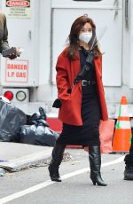 VANESSA HUDGENS on the Set of Tick, Tick... Boom! in New York 10/22/2020