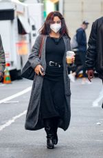 VANESSA HUDGENS on the Set of Tick, Tick... Boom! in New York 10/23/2020