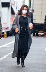 VANESSA HUDGENS on the Set of Tick, Tick... Boom! in New York 10/23/2020