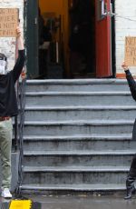 VANESSA HUDGENS on the Set of Tick, Tick... Boom! in New York 10/26/2020