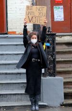 VANESSA HUDGENS on the Set of Tick, Tick... Boom! in New York 10/26/2020