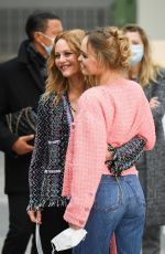 VANESSA PARADIS and LILY-ROSE DEPP at Chanel Photocall at Paris Fashion Week 10/06/2020