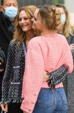VANESSA PARADIS and LILY-ROSE DEPP at Chanel Photocall at Paris Fashion Week 10/06/2020