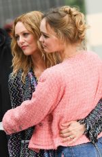 VANESSA PARADIS and LILY-ROSE DEPP at Chanel Photocall at Paris Fashion Week 10/06/2020