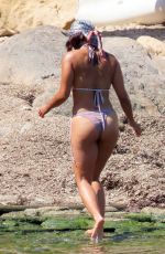 VANESSA WHITE in Bikini on the Beach in Mallorca 08/27/2020