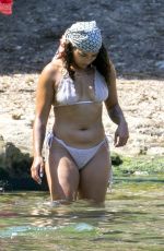 VANESSA WHITE in Bikini on the Beach in Mallorca 08/27/2020