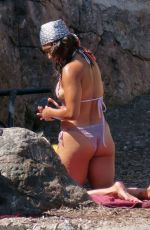 VANESSA WHITE in Bikini on the Beach in Mallorca 08/27/2020