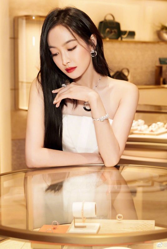 VICTORIA SONG at a Cartier Store Opening at China Duty Free Sanya Shop 09/28/2020