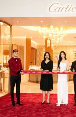 VICTORIA SONG at a Cartier Store Opening at China Duty Free Sanya Shop 09/28/2020