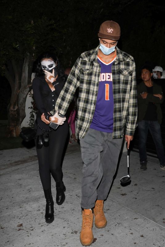 WINNIE HARLOW and Kylie Kuzma at Stassie Halloween Party 10/31/2020