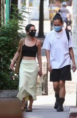 ZOE KRAVITZ and Alexander Wang Out in New York 09/30/2020