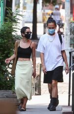 ZOE KRAVITZ and Alexander Wang Out in New York 09/30/2020