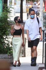 ZOE KRAVITZ and Alexander Wang Out in New York 09/30/2020