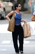 ZOE KRAVITZ Out Shopping in New York 10/06/2020