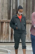 ZOE SALDANA and Marco Perego Out Shopping in Malibu 10/24/2020