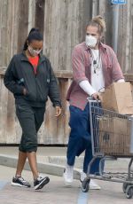 ZOE SALDANA and Marco Perego Out Shopping in Malibu 10/24/2020