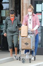ZOE SALDANA and Marco Perego Out Shopping in Malibu 10/24/2020