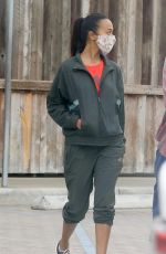 ZOE SALDANA and Marco Perego Out Shopping in Malibu 10/24/2020
