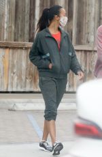 ZOE SALDANA and Marco Perego Out Shopping in Malibu 10/24/2020