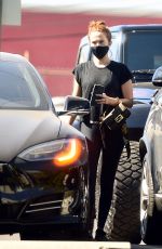 ZOEY DEUTCH Leaves a Gym in Los Angeles 10/15/2020