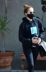 ZOEY DEUTCH Leaves a Gym in Los Angeles 10/23/2020
