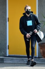 ZOEY DEUTCH Leaves a Gym in Los Angeles 10/23/2020