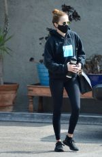 ZOEY DEUTCH Leaves a Gym in Los Angeles 10/23/2020