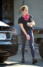ZOEY DEUTCH Leaves a Gym in West Hollywood 10/19/2020