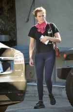 ZOEY DEUTCH Leaves a Gym in West Hollywood 10/19/2020