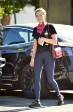 ZOEY DEUTCH Leaves a Gym in West Hollywood 10/19/2020