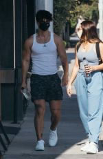 ADDISON RAE and Bryce Hall Leaves a Gym in West Hollywood 11/26/2020