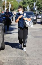 ADDISON RAE Arrives and Leaves a Gym in Los Angeles 10/31/2020