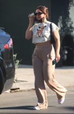 ADDISON RAE Arrives and Leaves a Gym in Los Angeles 10/31/2020
