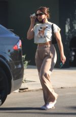 ADDISON RAE Arrives and Leaves a Gym in Los Angeles 10/31/2020