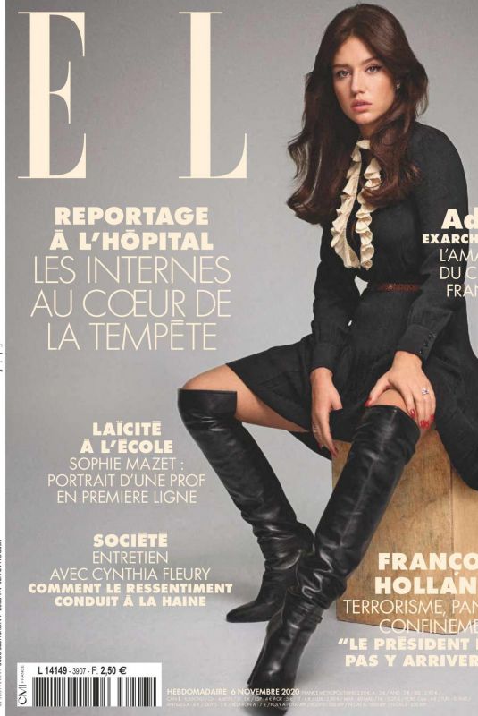 ADELE EXARCHOPOULOS in Elle Magazine, France November 2020