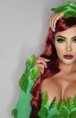 AISLEYNE HORGAN WALLACE Getting Ready for Halloween – Instagram Photos 10/31/2020